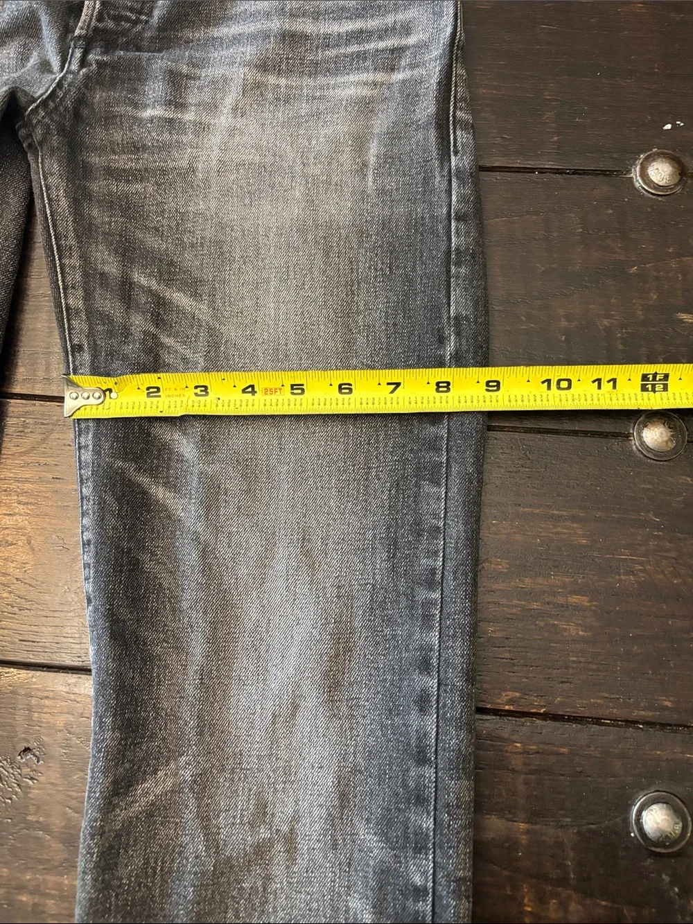 Balmain Men’s Washed Black Relaxed Jeans
